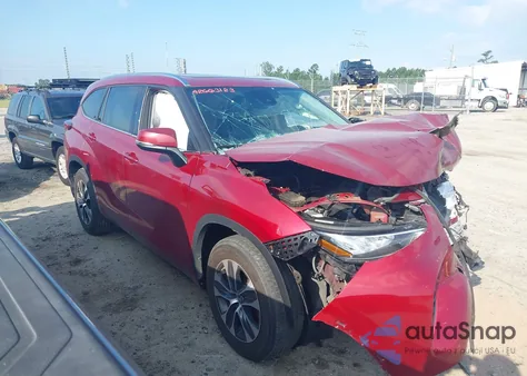 2020 Toyota Highlander Xle из США, поврежденный, VIN 5TDGZRAH5LS004656